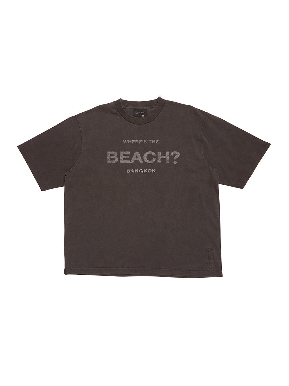 (Exclusive) Wheres The Beach Bangkok Tee (Charcoal)