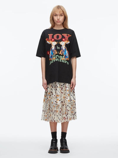 Oversized Souvenir Tee Black Multi