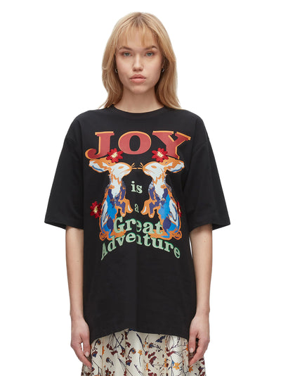 Oversized Souvenir Tee Black Multi
