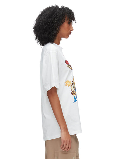Oversized Souvenir Tee White Multi