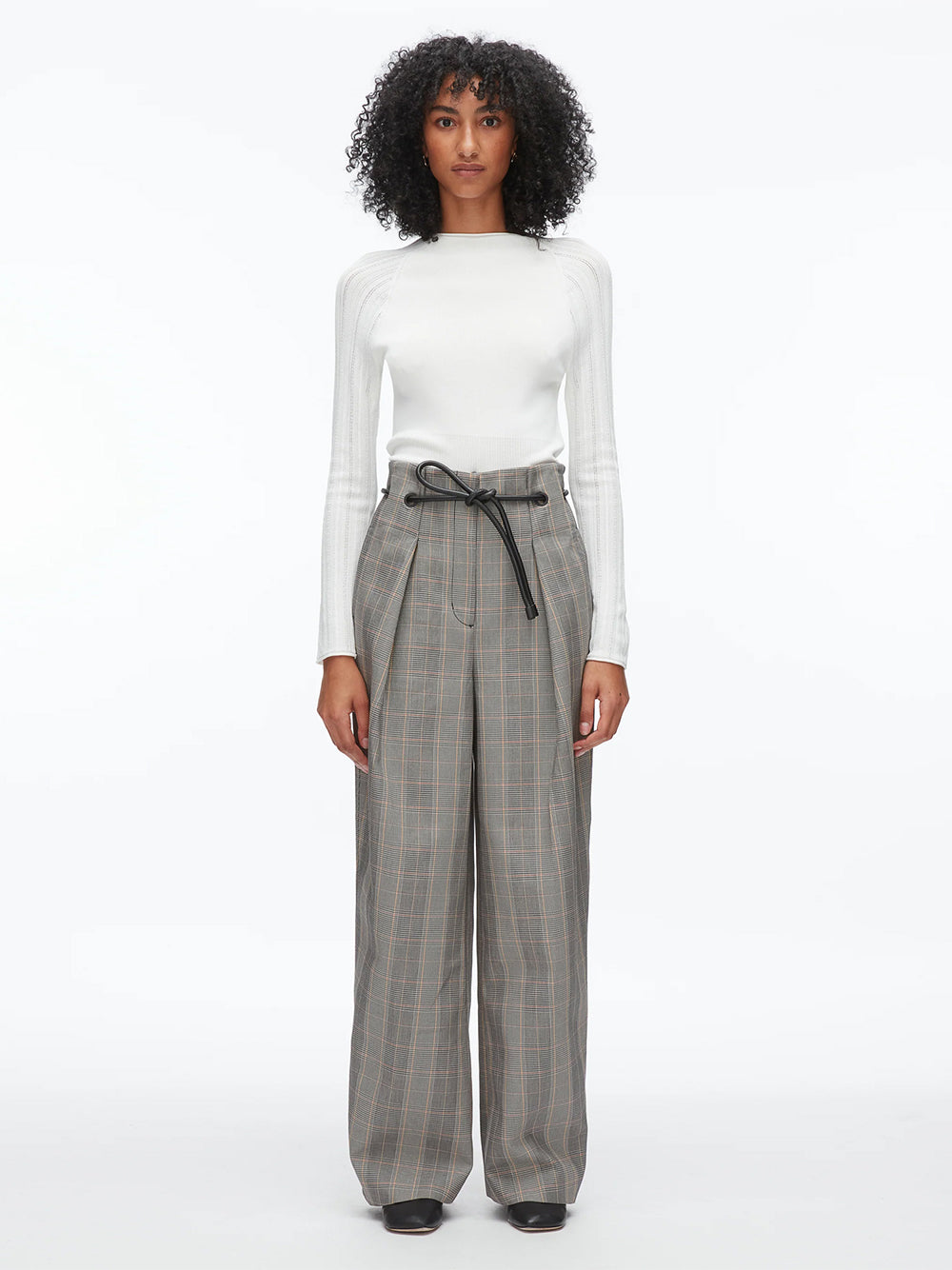 Origami Wide Leg Pant Black Multi