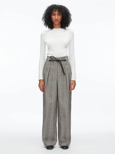 Origami Wide Leg Pant Black Multi