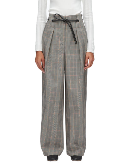 Origami Wide Leg Pant Black Multi