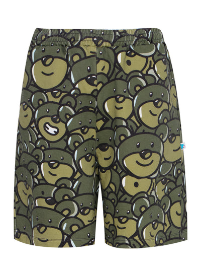 Sweat Shorts Unisex Verde Militare/Military Green