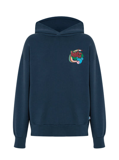 Hoodie Unisex Blu Navy