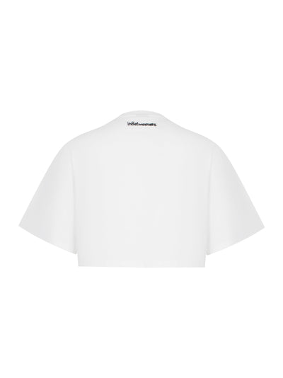 Cropped T-Shirt Woman Off White