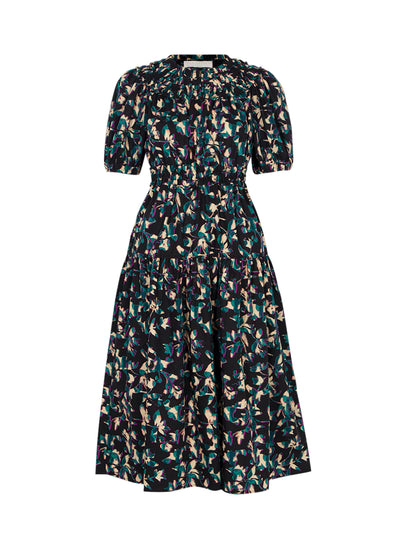 Othella Short Sleeve Midi Dress Kaleidoscope