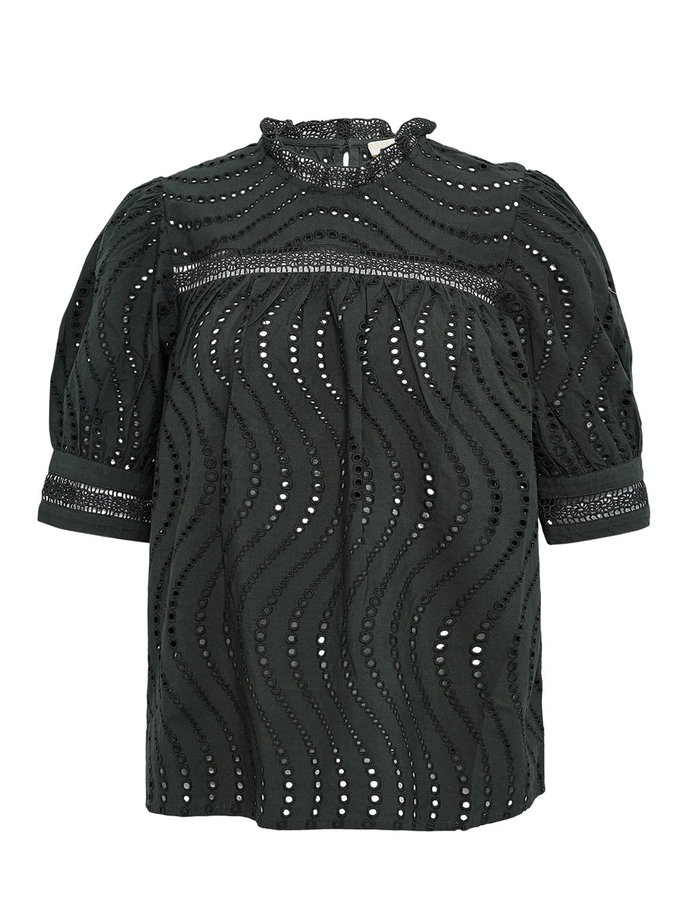 Virginia Lace Collar Short Cypress