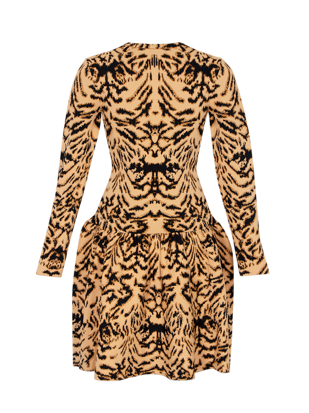 Camryn Jacquard Knit Long Sleeve Dress Bengal