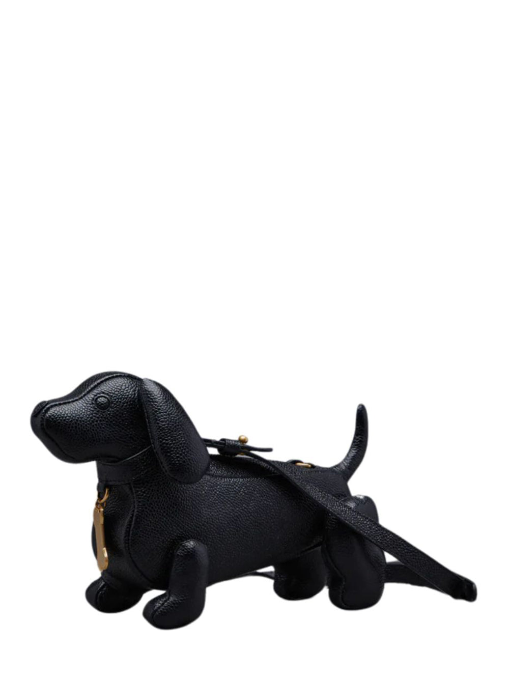 Mini Hector Chain Bag in Pebble Grain (Black)