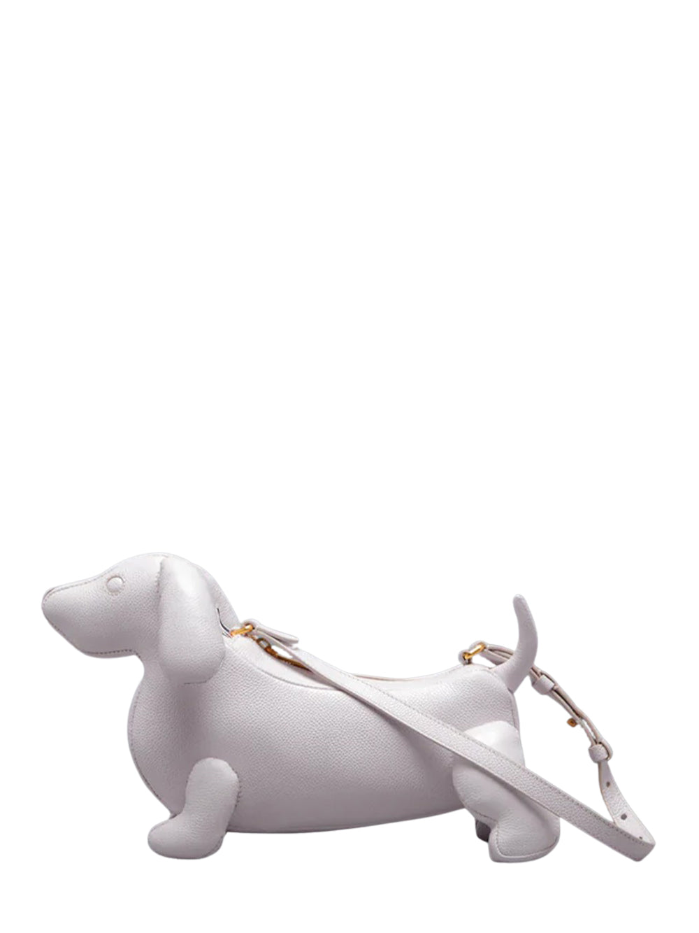 Pebble Grain Hector Baguette Bag Light Pink