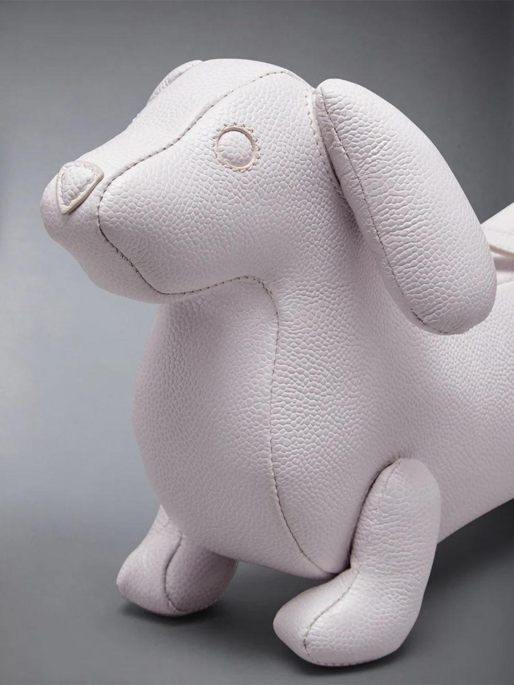 Pebble Grain Hector Baguette Bag Light Pink