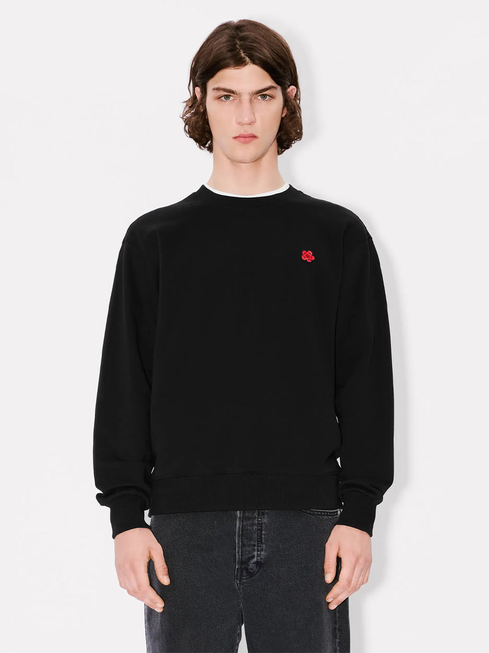Boke Flower Classic Sweatshirt Black