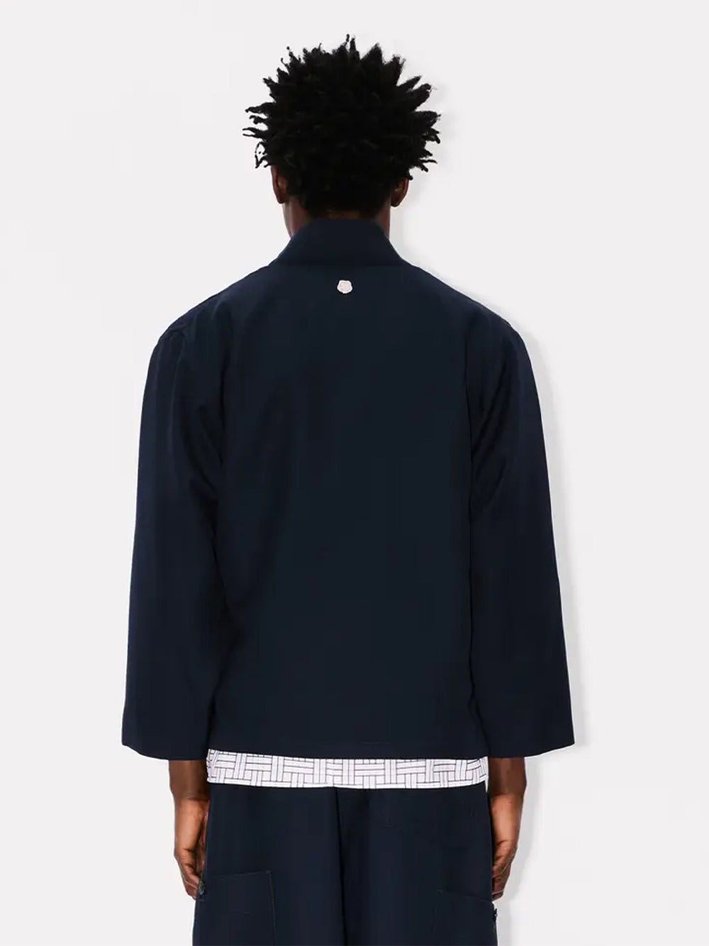 Kimono Jacket Blue Black