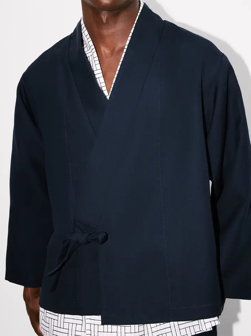 Kimono Jacket Blue Black