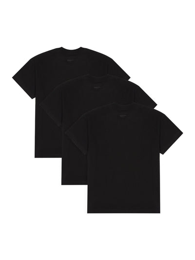 3-Pack Essential Tee (Black)
