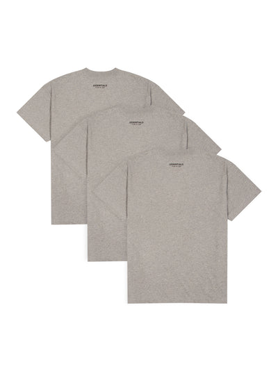 3-Pack Essential Tee (Dark Heather)