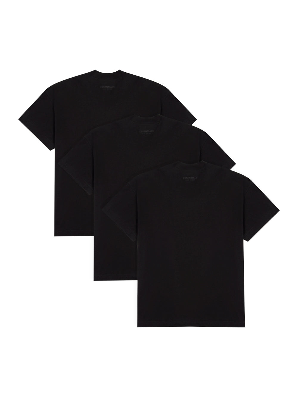 3-Pack Essential V-Neck Tee (Black)