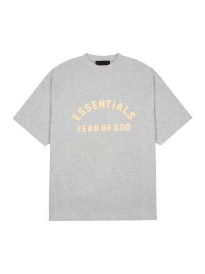 Crewneck T-Shirt (Light Heather Grey)