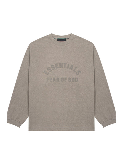 Essentials Heavy Long Sleeve Tee (Heather Grey)