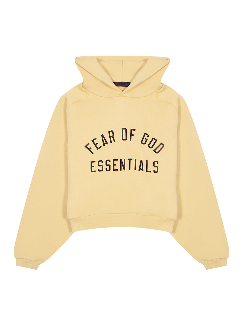 Fleece Cropped Hoodie (Amber)