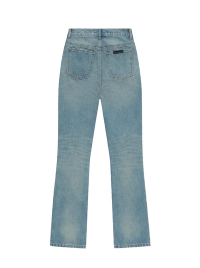 High Waisted Fitted Jeans (Vintage Blue)