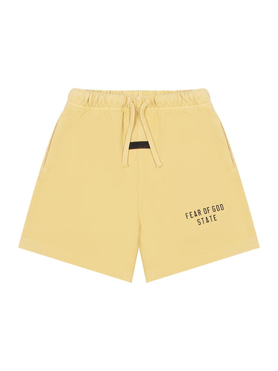 Kids Heavy Jersey Soccer Short (Amber)