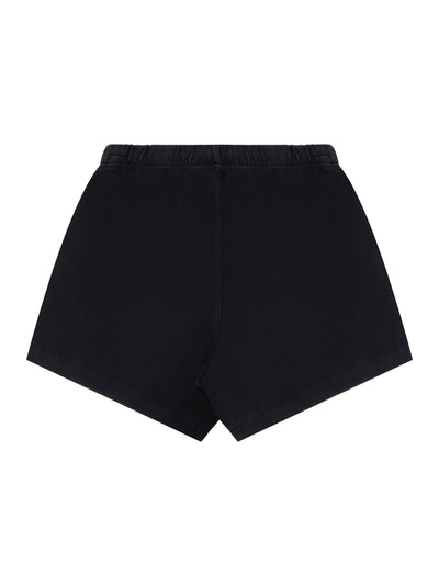 Kids Heavy Jersey Soccer Short (Black)