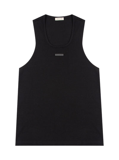 Ribbed Tank Top (Black)