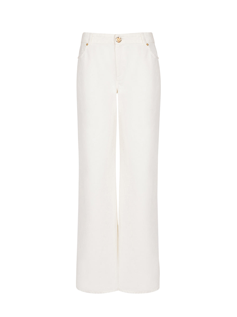 White Straight White Jeans 0Fc Blanc Cassé