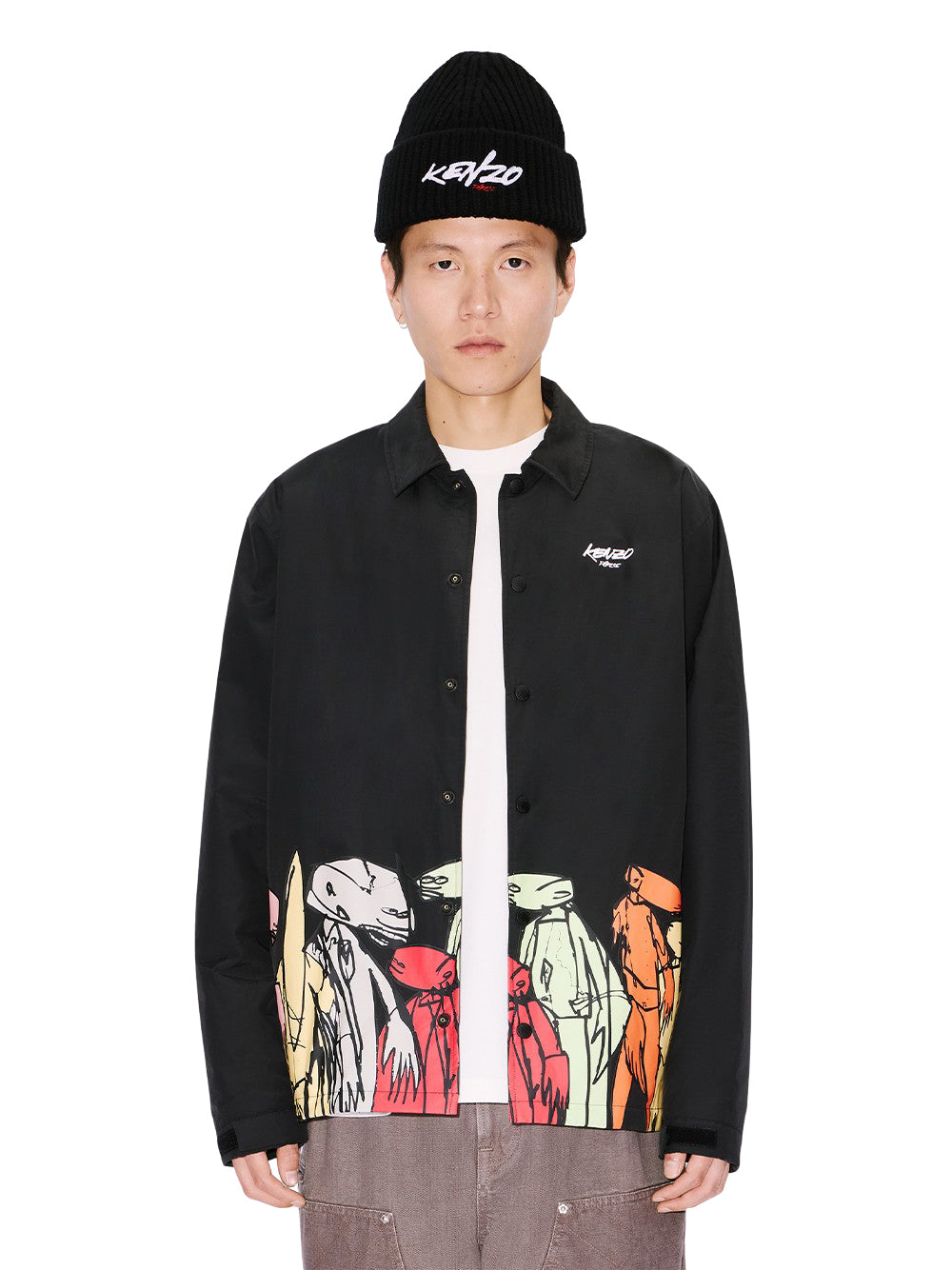 Kenzo Futura Heavy Coach Jacke Black