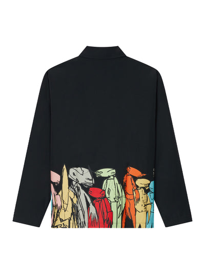 Kenzo Futura Heavy Coach Jacke Black