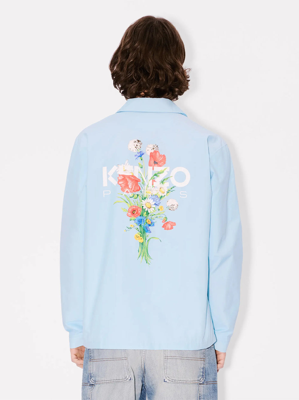Kenzo Archive Bouquet Light Coach Jacket Glacier