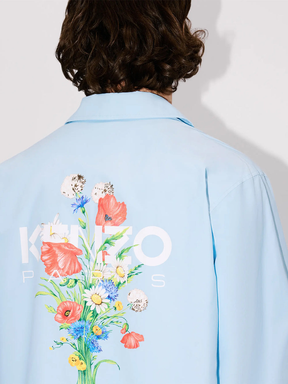 Kenzo Archive Bouquet Light Coach Jacket Glacier