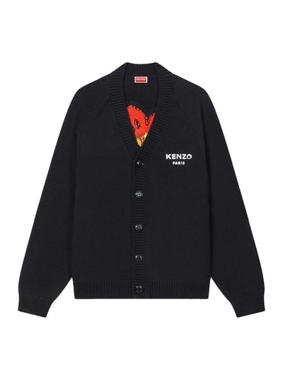 Boke Flower Cardigan Black