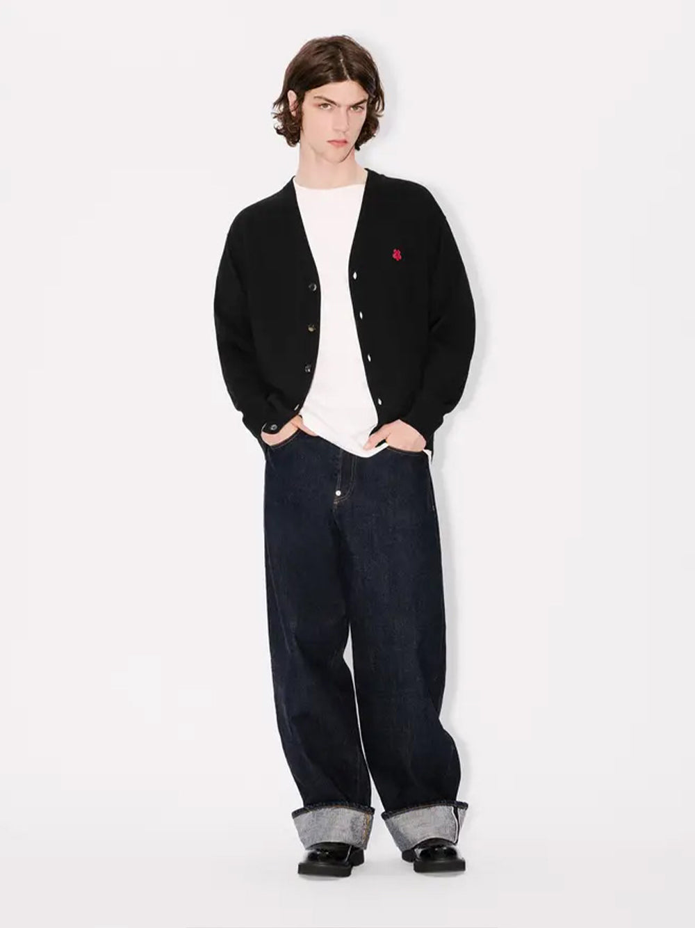 Rws Kenzo Boke Flower Cardigan  Black