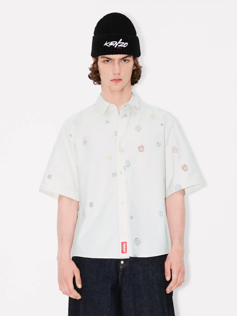 Kenzo Futura Short Sleeve Shirt Cream