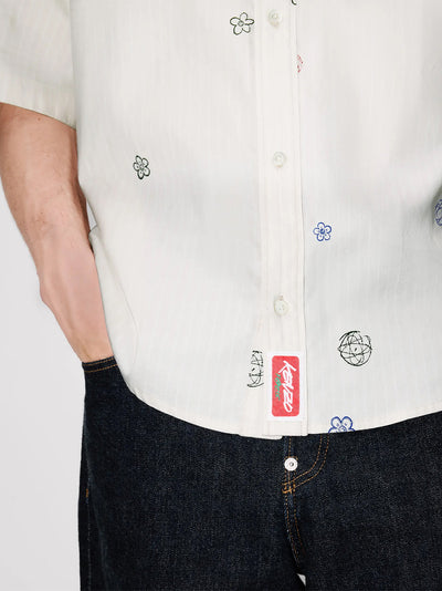 Kenzo Futura Short Sleeve Shirt Cream