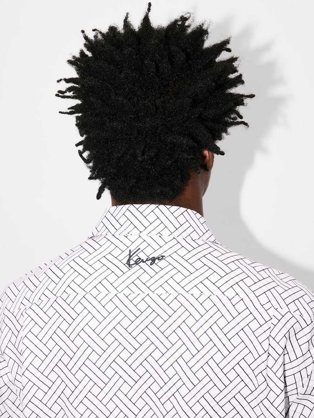 Kenzo Weave Regular Shirt White