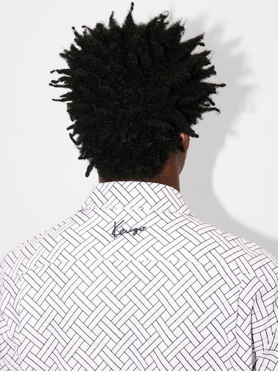 Kenzo Weave Regular Shirt White