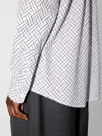 Kenzo Weave Regular Shirt White
