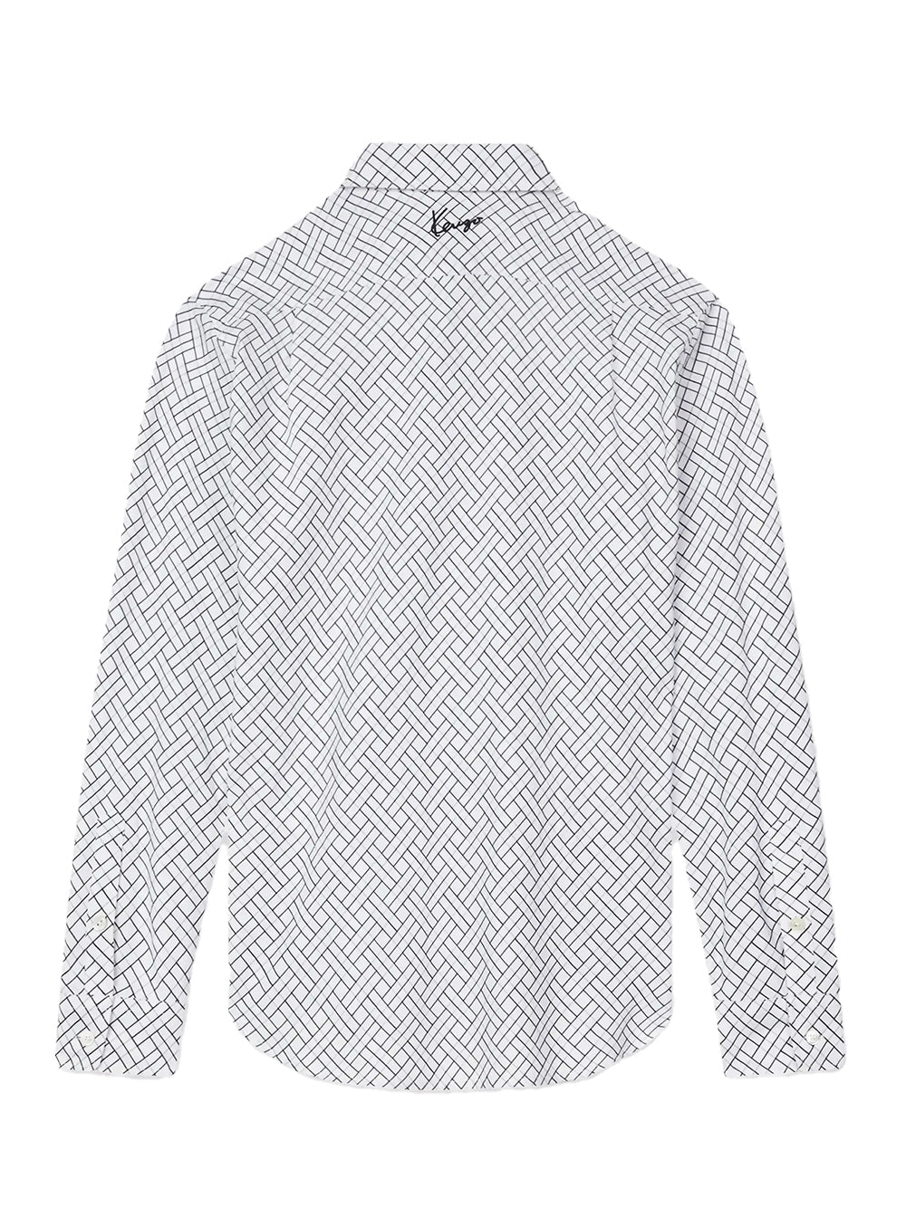 Kenzo Weave Regular Shirt White