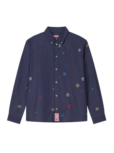 Kenzo Futura Casual Shirt Blue Black