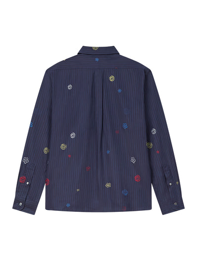 Kenzo Futura Casual Shirt Blue Black