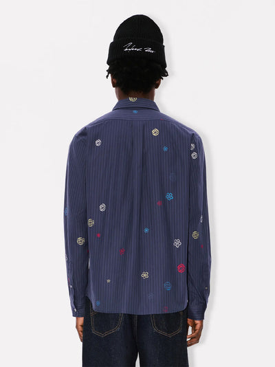 Kenzo Futura Casual Shirt Blue Black