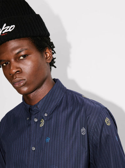 Kenzo Futura Casual Shirt Blue Black