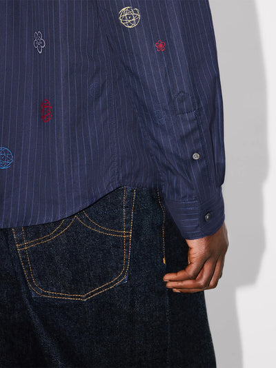 Kenzo Futura Casual Shirt Blue Black