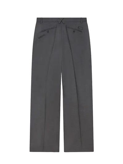 Kenzo Weave Straight Tailored Pant  Taupe