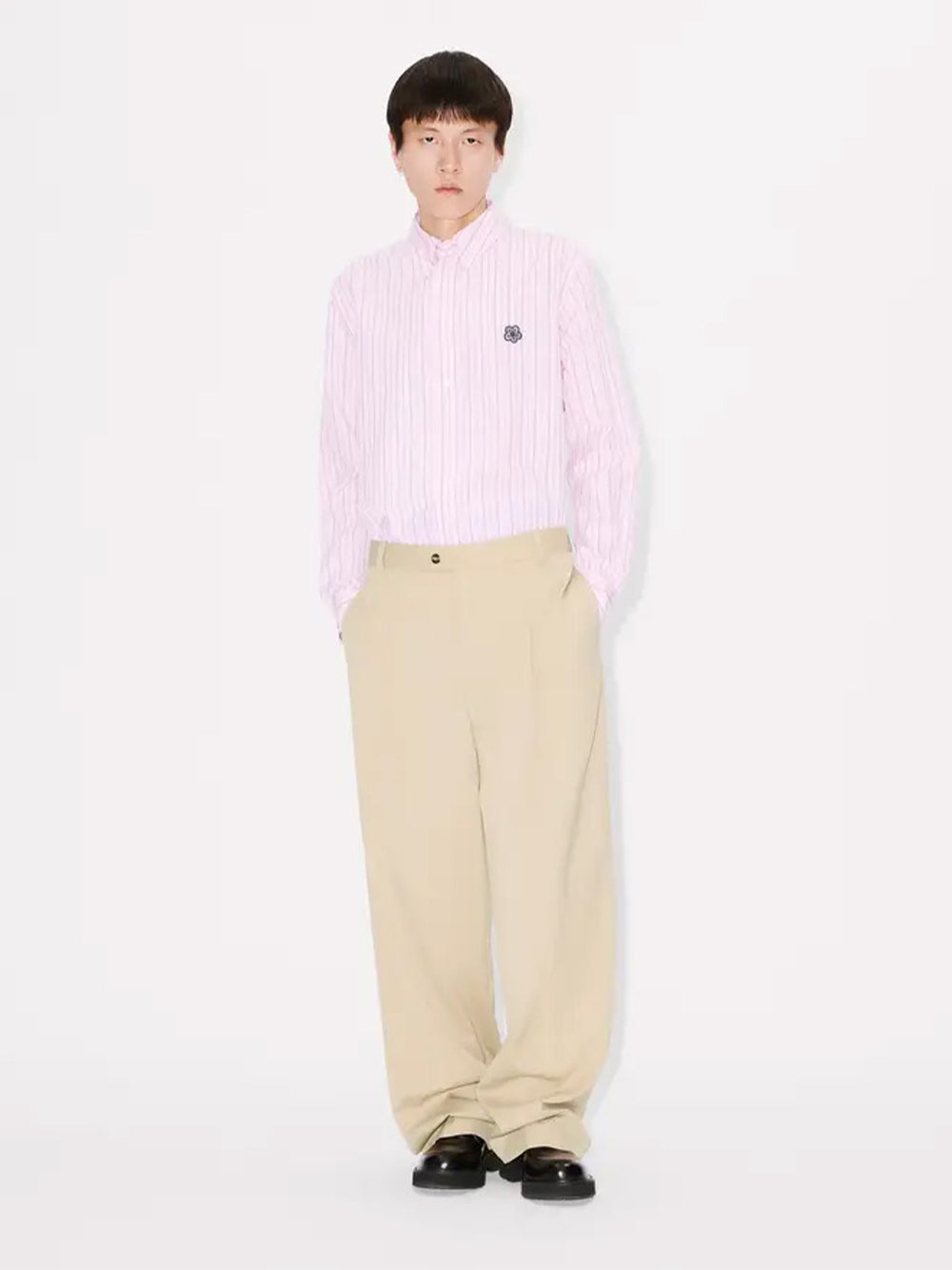 Straight Tailored Pant  Beige