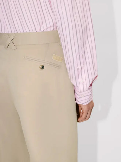 Straight Tailored Pant  Beige